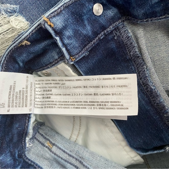 Abercrombie & Fitch Simone High Rise Super Skinny Distressed Jeans Size 4 - Picture 9 of 10